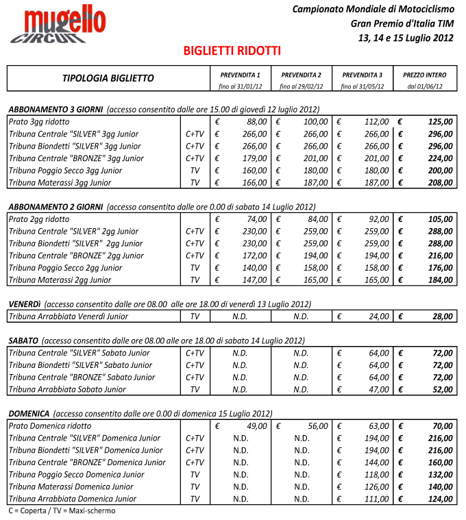 tariffegp junior ita